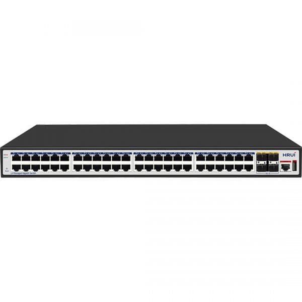 سوئیچ شبکه 48 پورت HRUI مدل HR-SWTG3448S