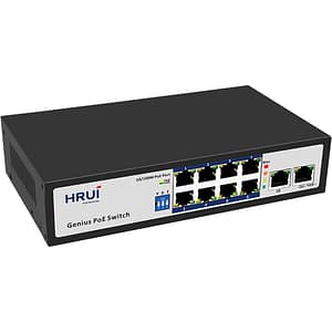 سوئیچ 8 پورت HRUI مدل HR100-AF-8L2GN