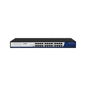 سوئیچ شبکه 24 پورت HRUI مدل HR901-AFG-242S-300